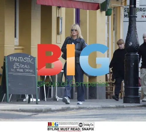 TV Presenter Gaby Roslin Out in London