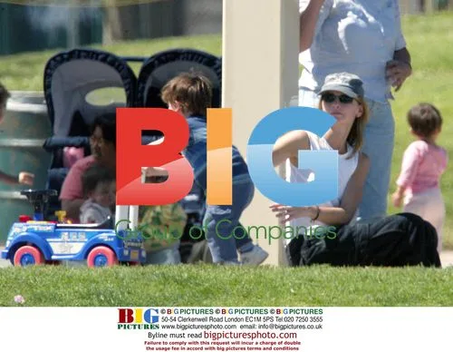 Calista Flockhart and Son at Park