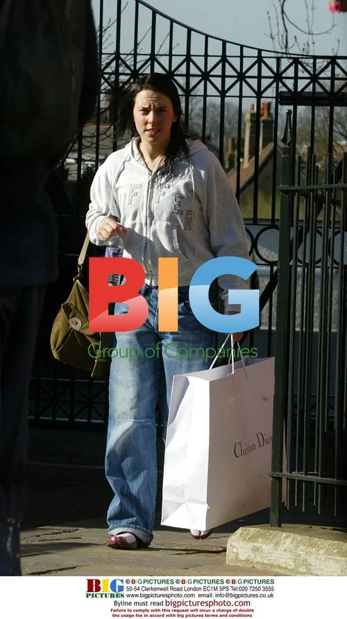 Mel C Leaving London Home