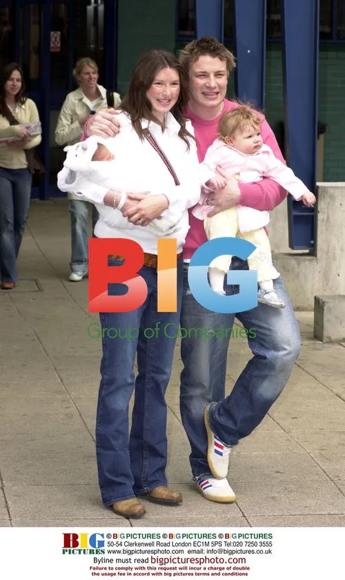 Jamie and Jools Oliver Welcome Daisy Boo
