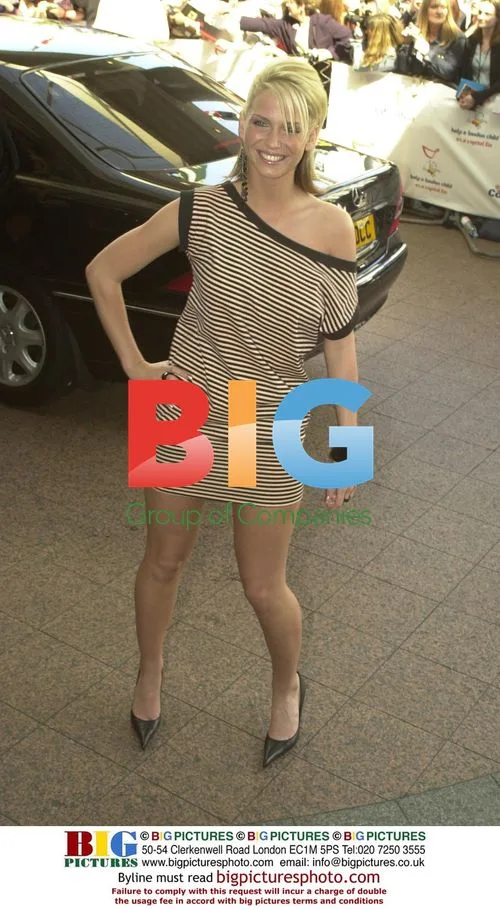 Sarah from Girls Aloud arrives at Capital Radio Awards