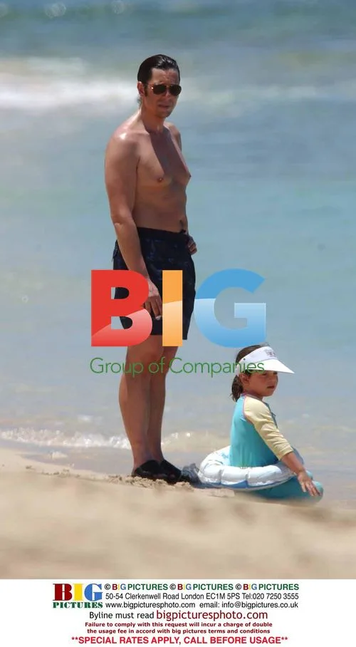 Laurence Llewelyn-Bowen and Family at the Beach