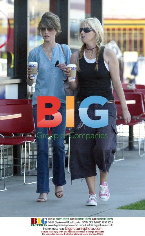 Lara Flynn Boyle out with friends