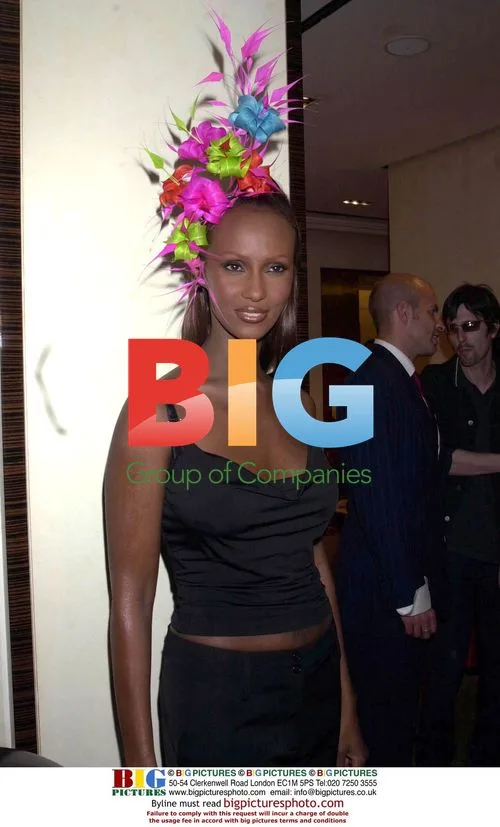 Iman at Philip Treacy Hat Party