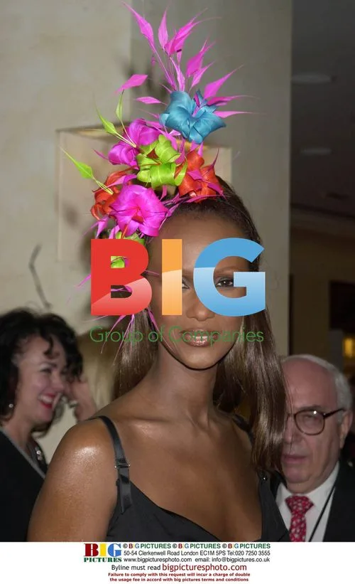 Iman at Philip Treacy Hat Party