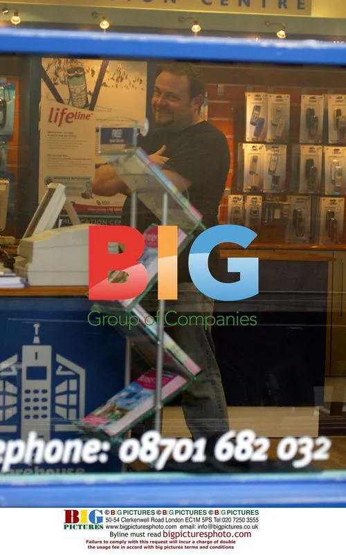 TV Actor John Thompson at Cash Machine