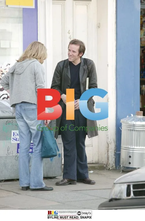 Ben Miller Out For Walk in North London