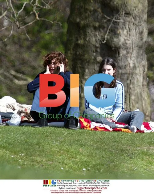 Anna Chancellor Seen with Daughter in London Park