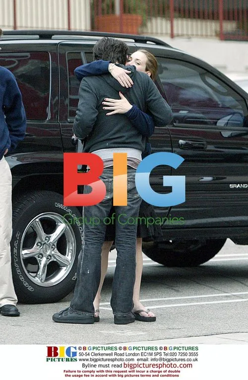 Winona Ryder in hotel parking lot