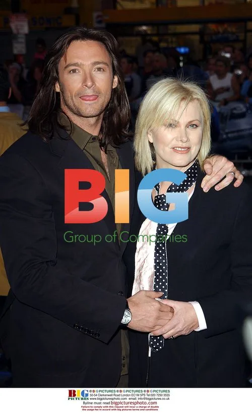Hugh Jackman and Wife at X2 Premiere