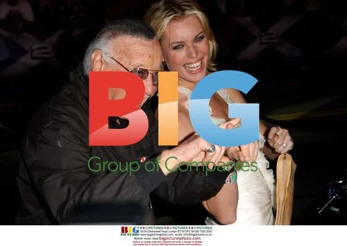 Stan Lee and Rebecca Romijn-Stamos at 'X2: X-Men United' Premiere