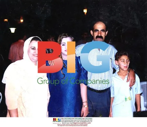 Saddam Hussein\'s Cousin Mahmud Al-Tikriti with Family