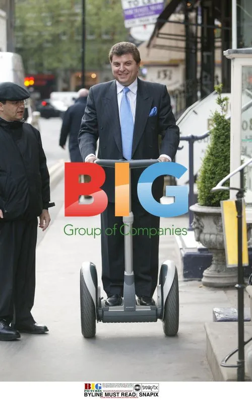Man Demonstrates Segway Riding