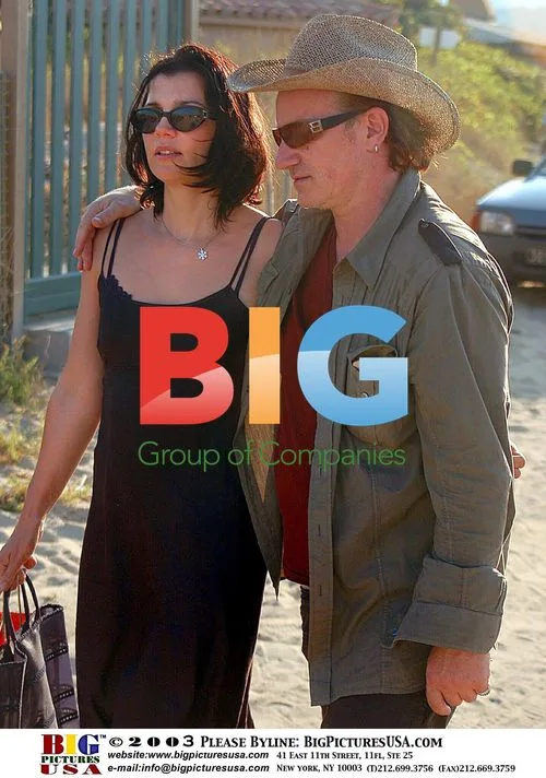 Bono and Ali Hewson on Holiday in France