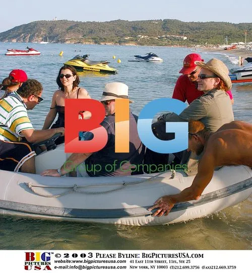 Bono and Ali Hewson on Holiday in France