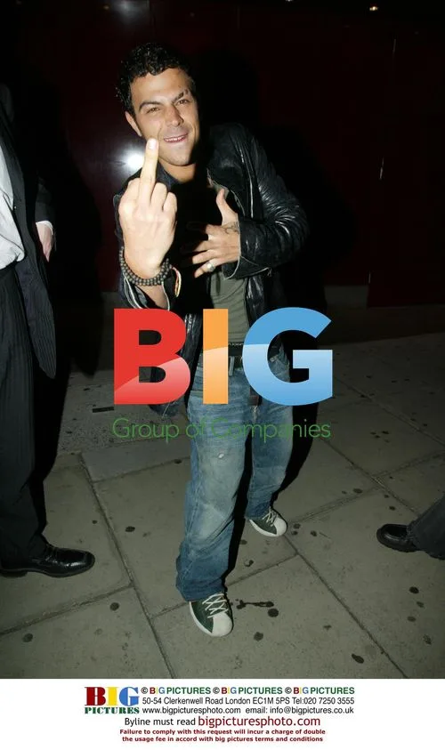 Singer ABS leaving Met Bar in London