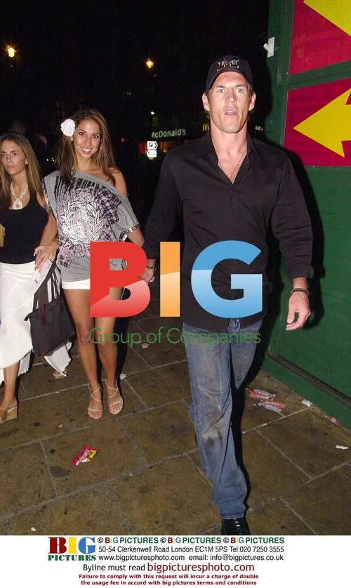 Leliani Dowding and Mark Williams at American Pie 3 Party