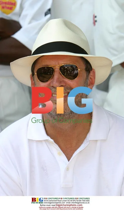 ERIC CLAPTON at cricket match
