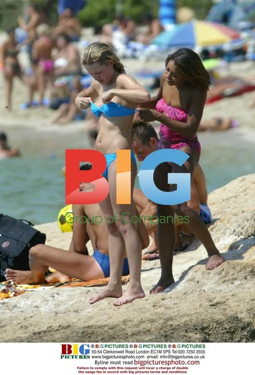 Popl Idol singer Haley Evetts on beach