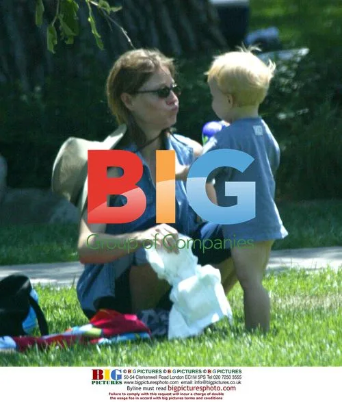 Jodie Foster and son Kit in Beverly Hills park