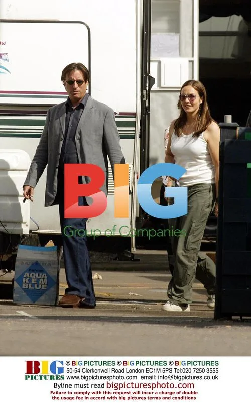 Andy Garcia on the set of 'The Lazarus Child'