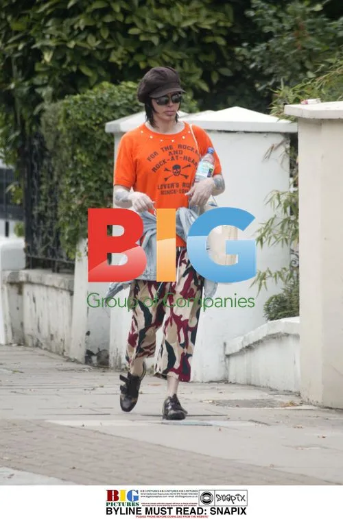 Musician Pete Burns Out in Notting Hill
