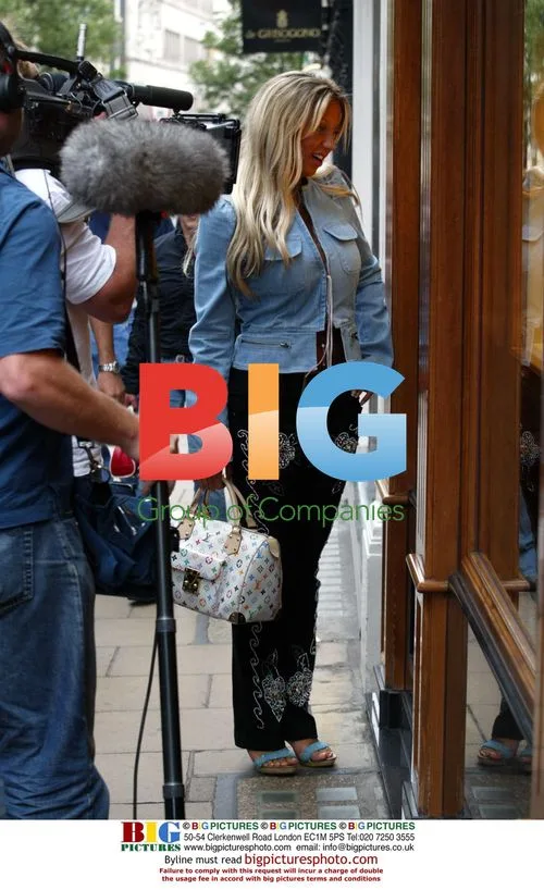Emma Jones Filming 'Celebrities Behaving Badly'