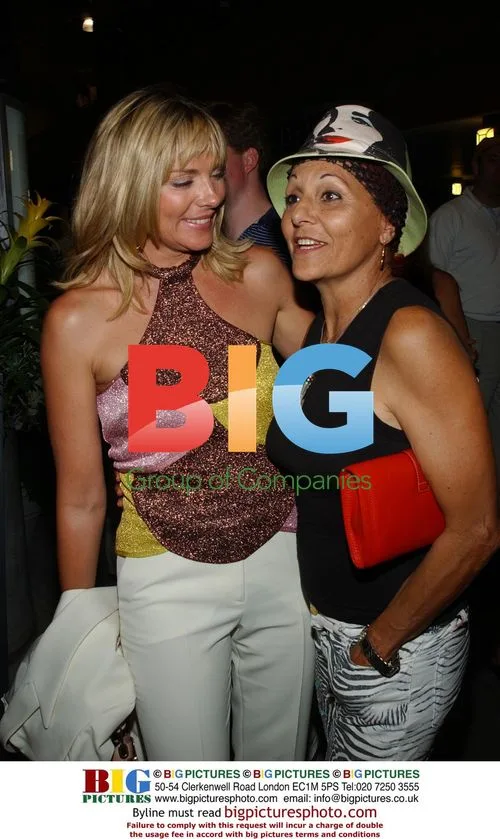 Kim Cattrall and Patricia Field at 2003 US Open party