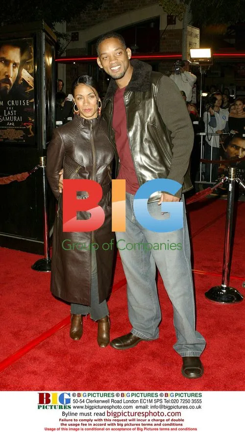 Jada Pinkett and Will Smith at 'The Last Samurai' Premiere