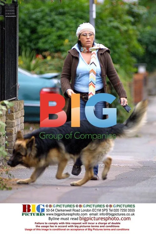 Jesse Wallace Walking Dog in London
