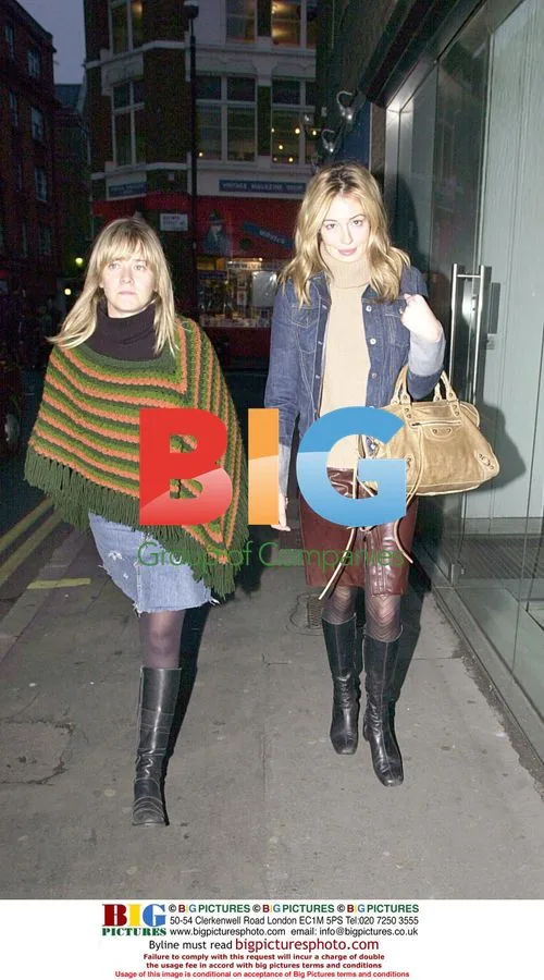 Presenters Cat Deeley and Edith Bowman Strolling in Soho