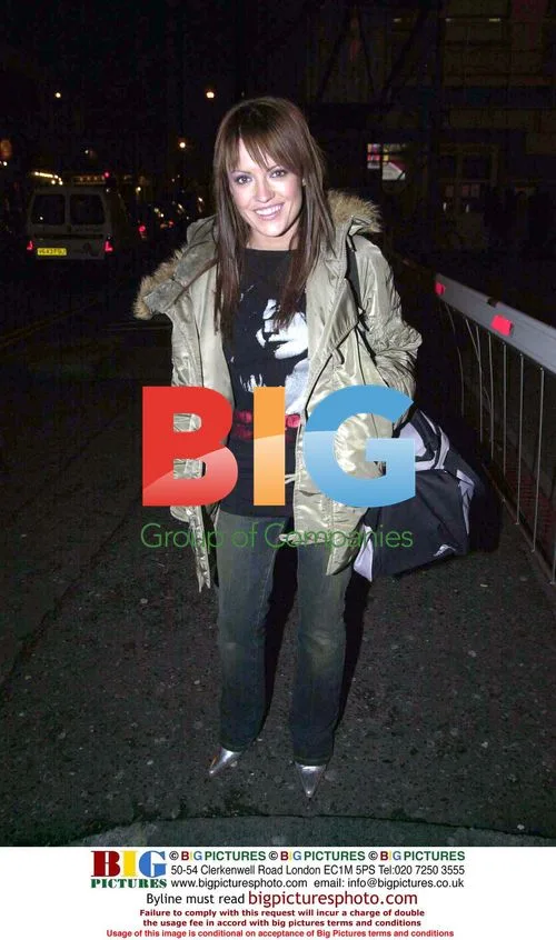 Singer Hayley Evetts Outside MTV Studios