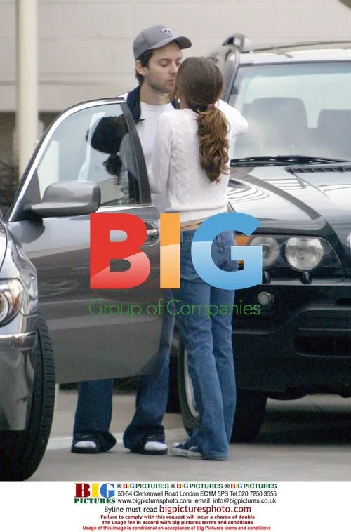 Tobey Maguire and Jennifer Meyer in Beverly Hills