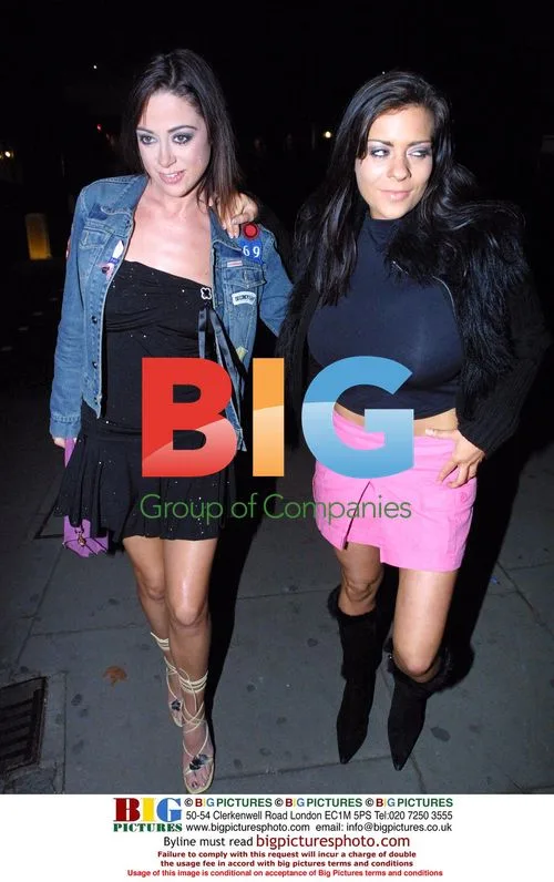 Francesca and Lindsey Dawn out in London
