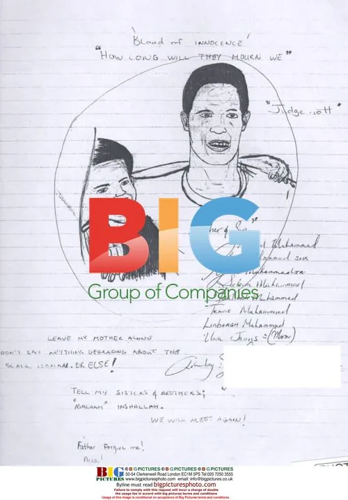 Lee Boyd Malvo Jailhouse Sketches