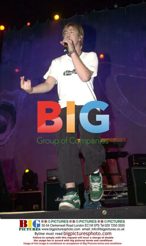 Busted member at Capital FM Christmas Live show 2003