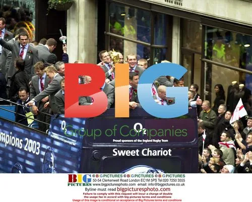 England's Rugby World Cup victory parade