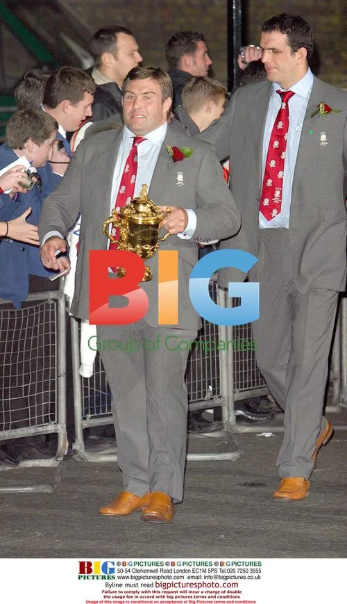 England Rugby Team at No 10 Downing Street