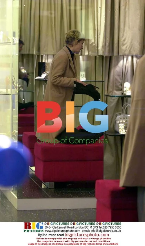 Actress Emily Lloyd Shoe Shopping in Knightsbridge
