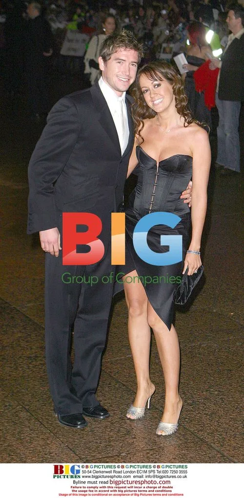 Harry Kewell and Cherie Murphy at LOTR Premiere