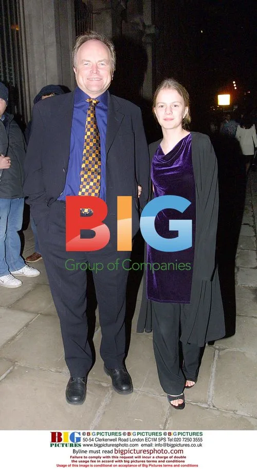 Clive Anderson and daughter at LOTR premiere