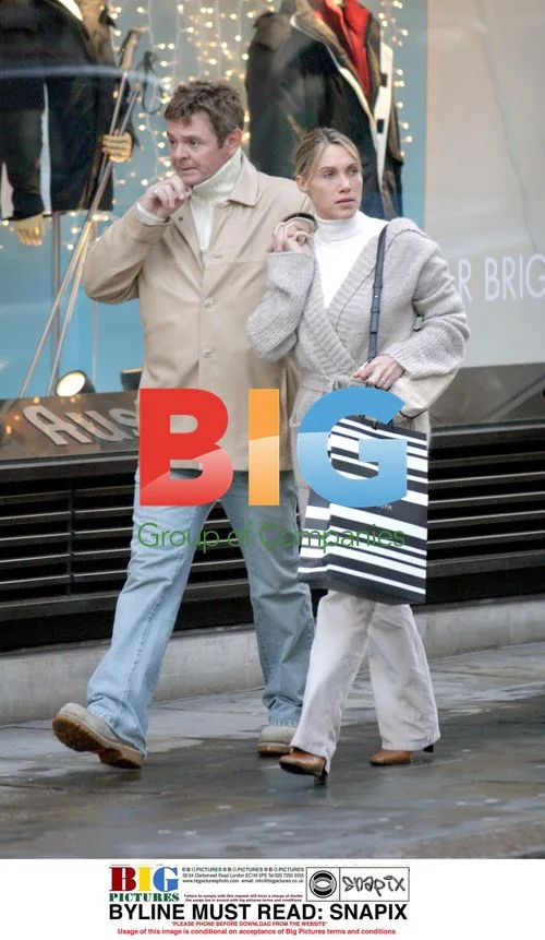 Phil Middlemiss and wife Christmas shopping