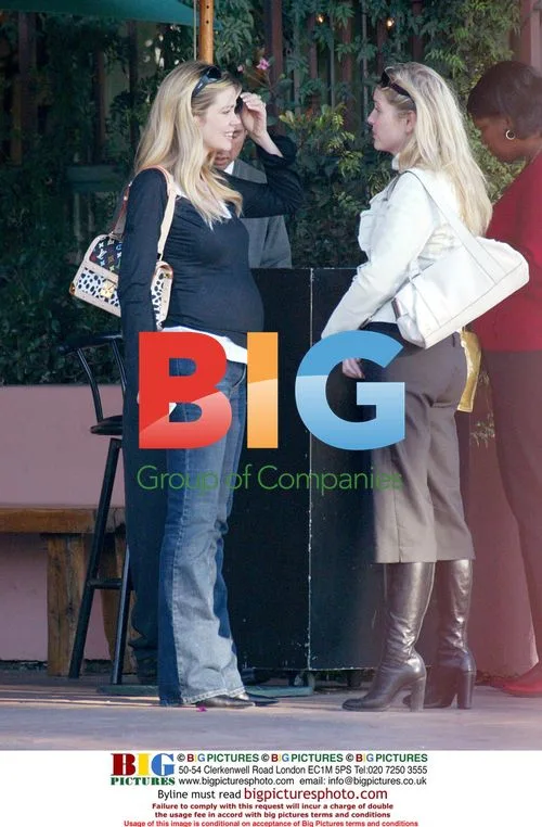 Pregnant Denis Richards Out in Santa Monica