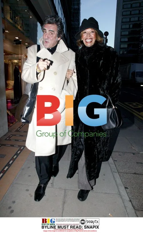 David Dickinson and wife Lorne Lesley in Knightsbridge