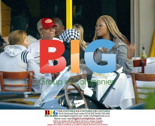 Queen Latifah and Eve Lunch on Sunset Strip