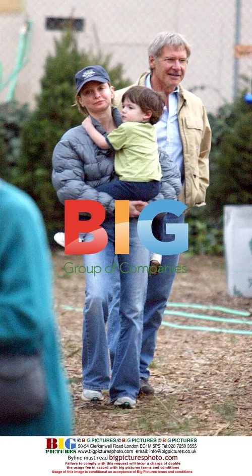 Harrison Ford & Calista Flockhart Christmas in Santa Monica