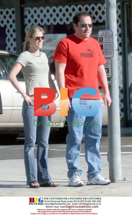 Jon Favreau and wife Joya Tillem in Santa Monica