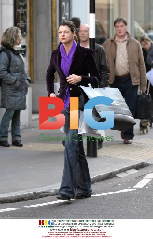 Linda Evangelista shopping at Chanel in London