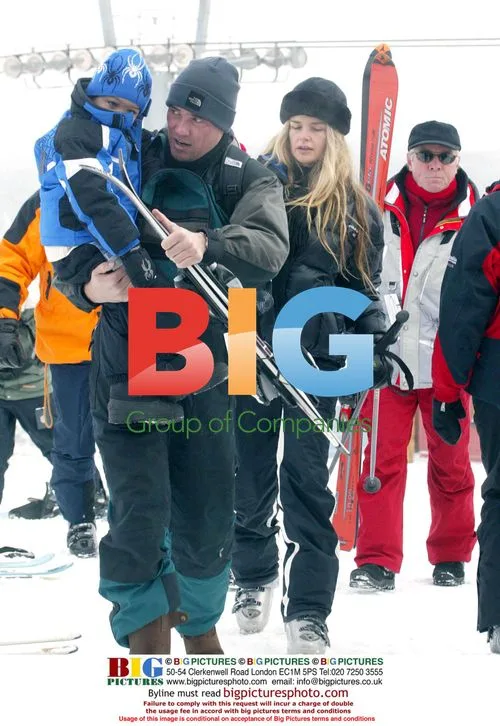 Dean Caine Skiing with Family