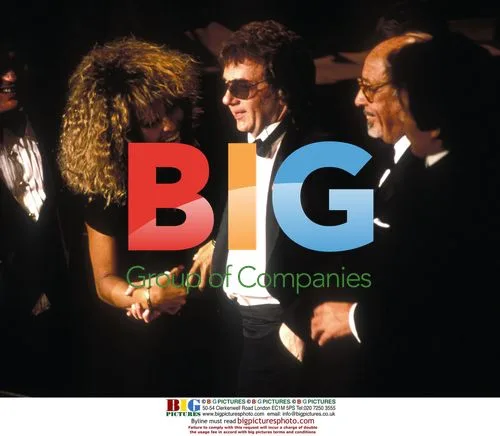 Phil Spector, Tina Turner, and Ahmet Ertegun at 1989 Rock Hall Induction